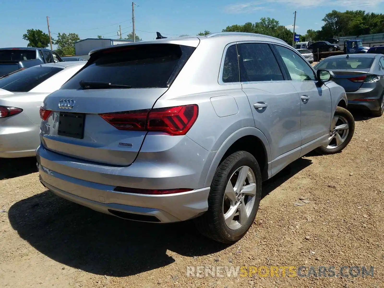 4 Photograph of a damaged car WA1AECF38L1029750 AUDI Q3 2020