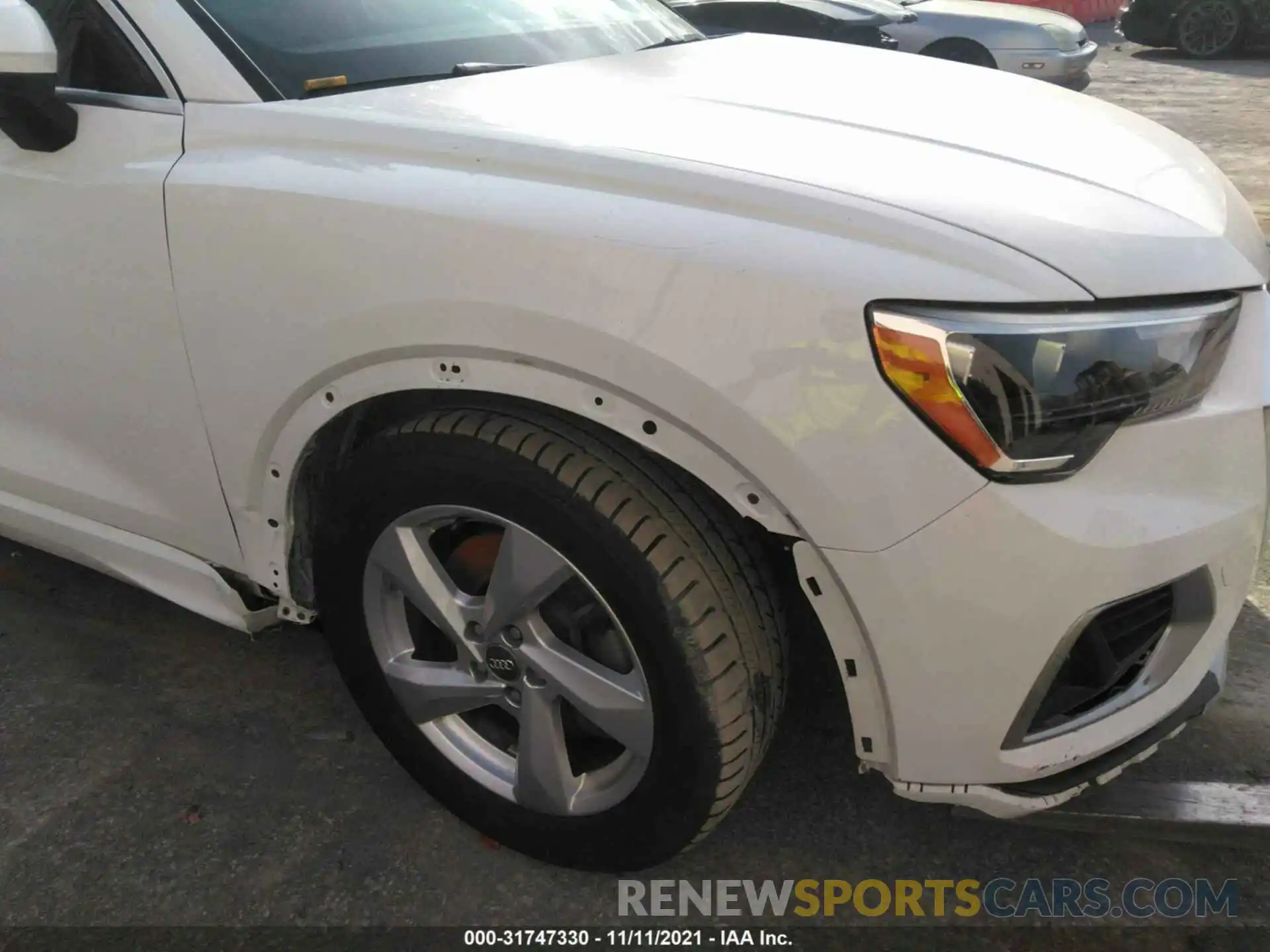 6 Photograph of a damaged car WA1AECF38L1032891 AUDI Q3 2020