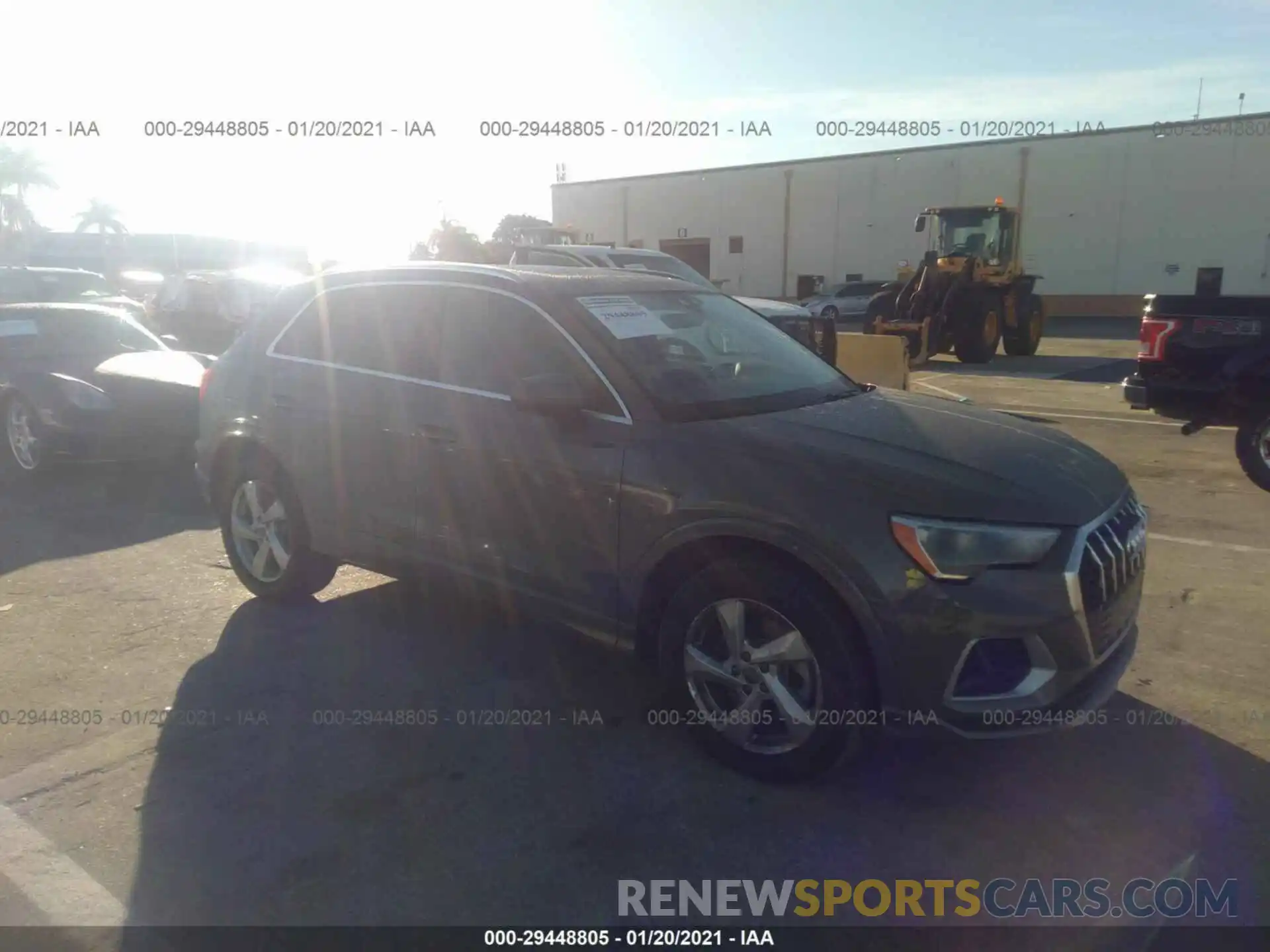 1 Photograph of a damaged car WA1AECF38L1052848 AUDI Q3 2020