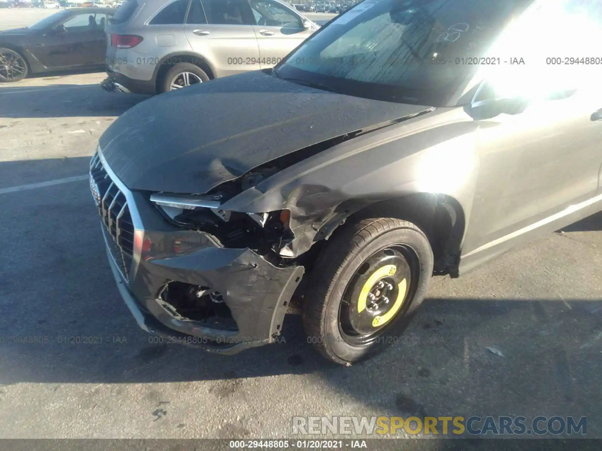 6 Photograph of a damaged car WA1AECF38L1052848 AUDI Q3 2020