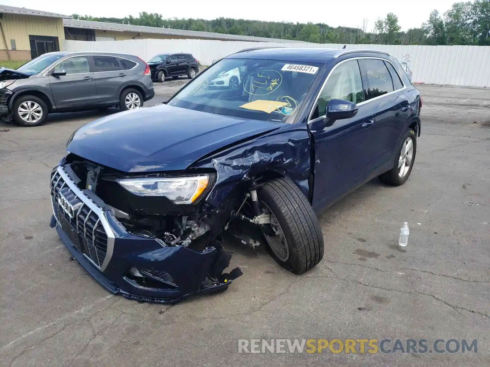 2 Photograph of a damaged car WA1AECF38L1075434 AUDI Q3 2020