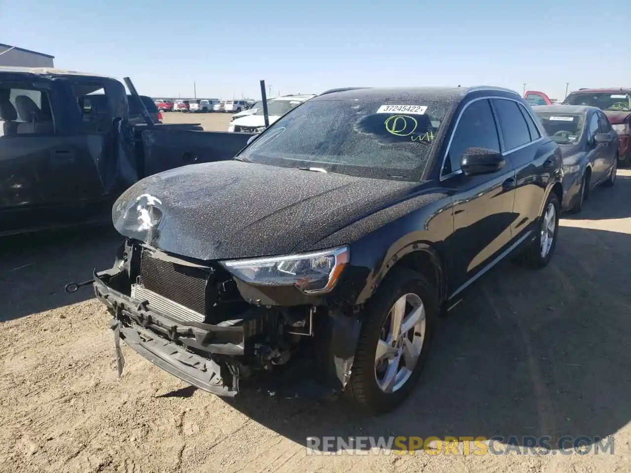 2 Photograph of a damaged car WA1AECF38L1114278 AUDI Q3 2020