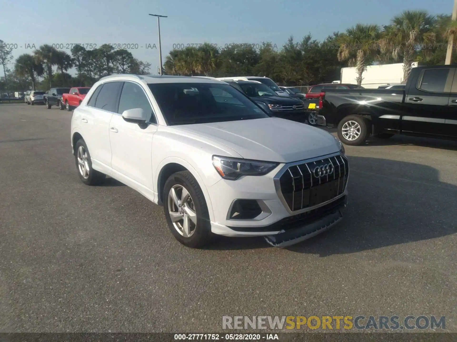 1 Photograph of a damaged car WA1AECF39L1024668 AUDI Q3 2020