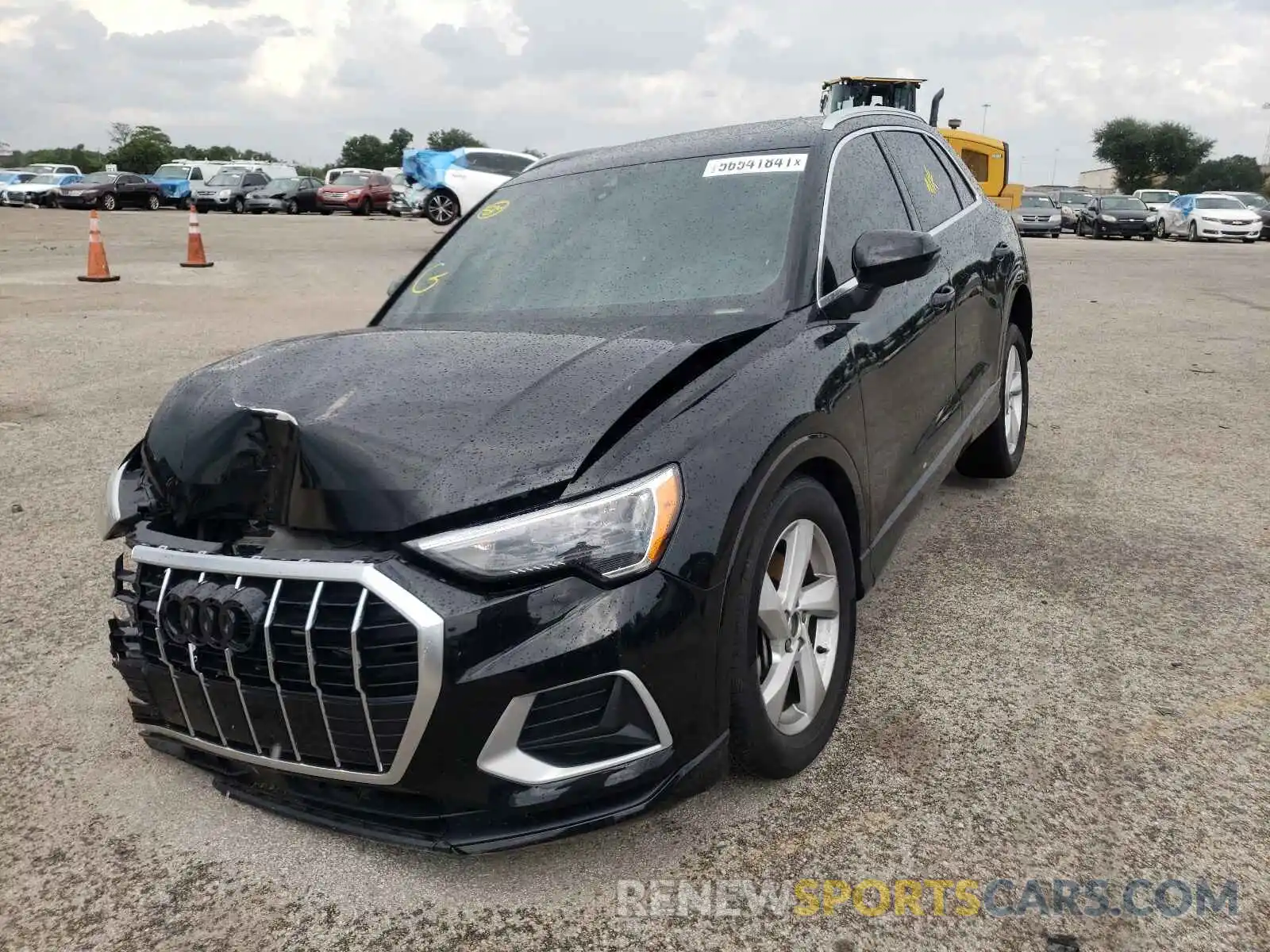 2 Photograph of a damaged car WA1AECF39L1025609 AUDI Q3 2020