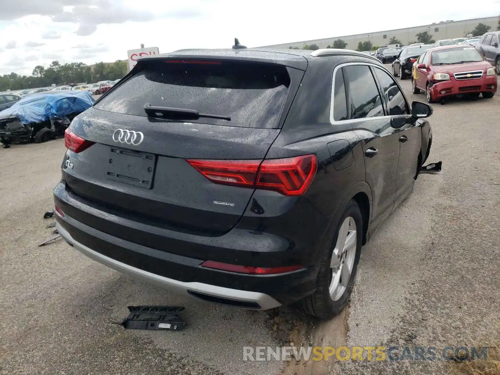 4 Photograph of a damaged car WA1AECF39L1025609 AUDI Q3 2020