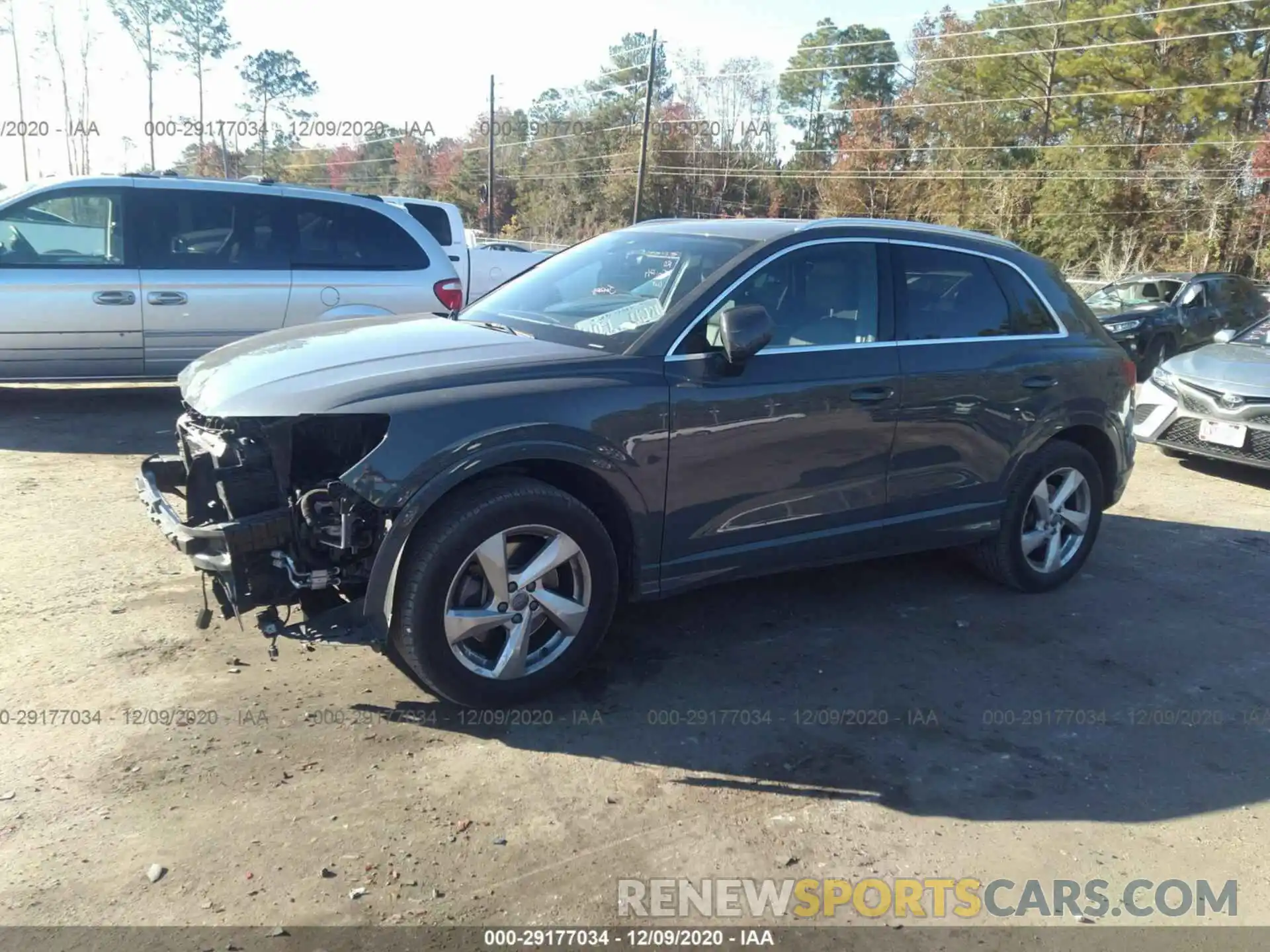 2 Photograph of a damaged car WA1AECF39L1026534 AUDI Q3 2020