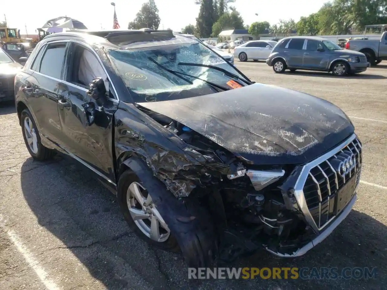 1 Photograph of a damaged car WA1AECF39L1027862 AUDI Q3 2020