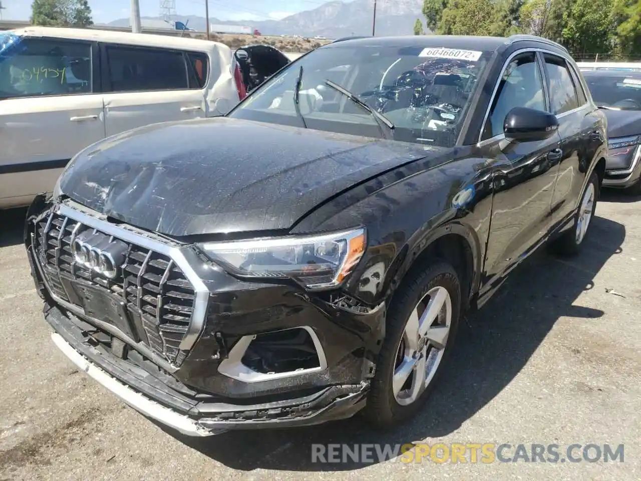 2 Photograph of a damaged car WA1AECF39L1047402 AUDI Q3 2020