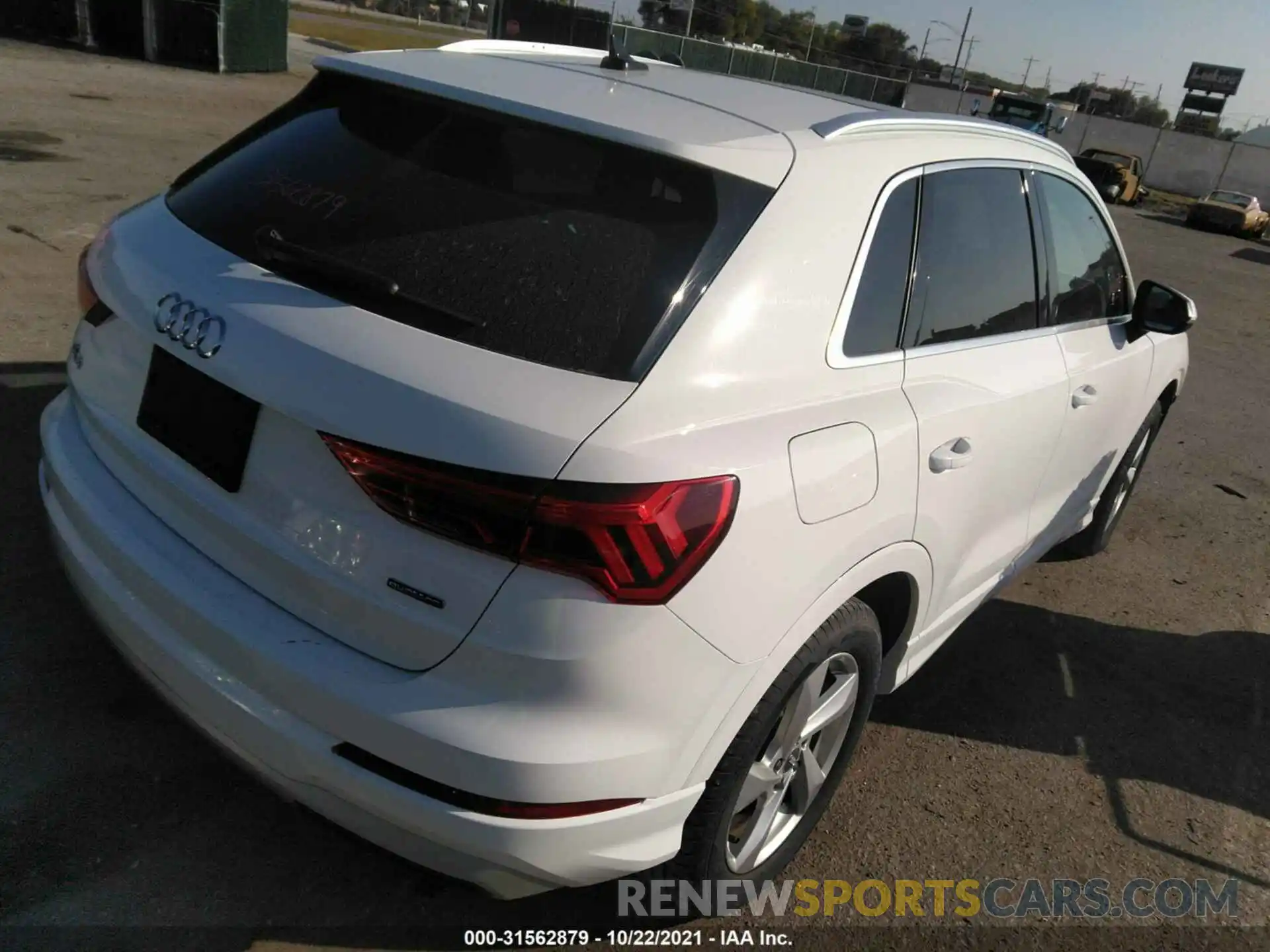 4 Фотография поврежденного автомобиля WA1AECF39L1057685 AUDI Q3 2020