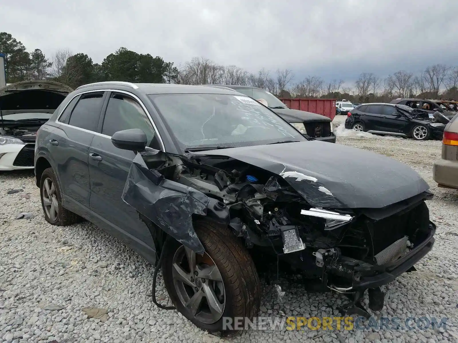 1 Photograph of a damaged car WA1AECF39L1067844 AUDI Q3 2020