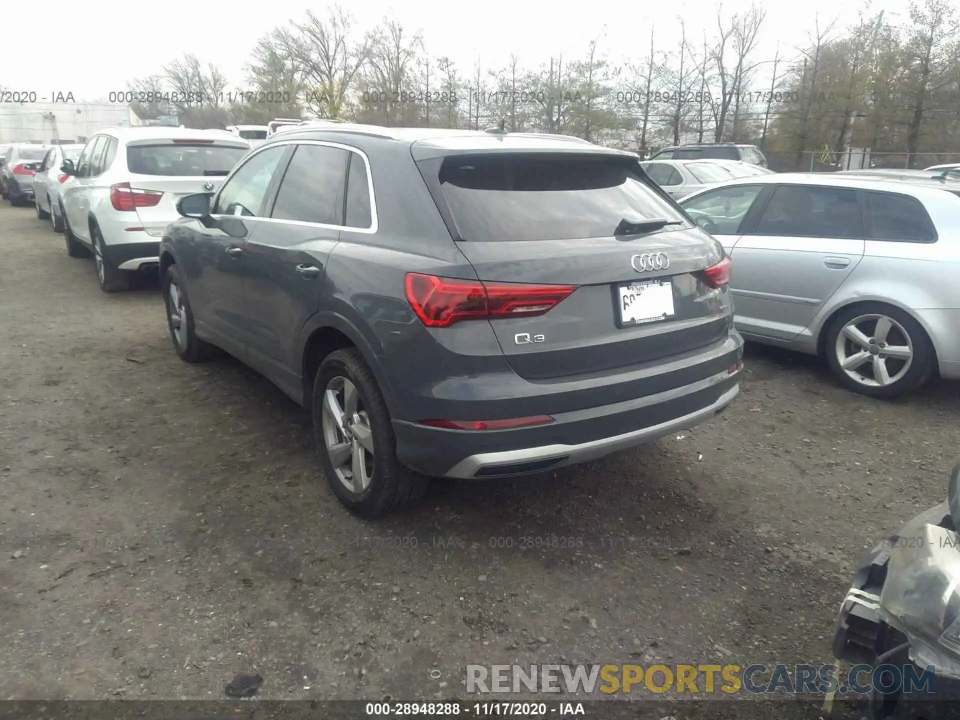 3 Фотография поврежденного автомобиля WA1AECF39L1071733 AUDI Q3 2020