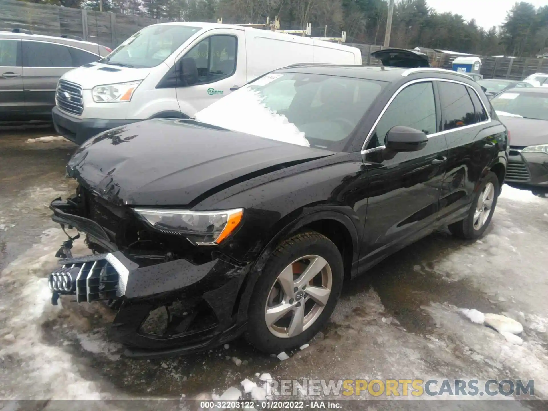 2 Photograph of a damaged car WA1AECF39L1113723 AUDI Q3 2020