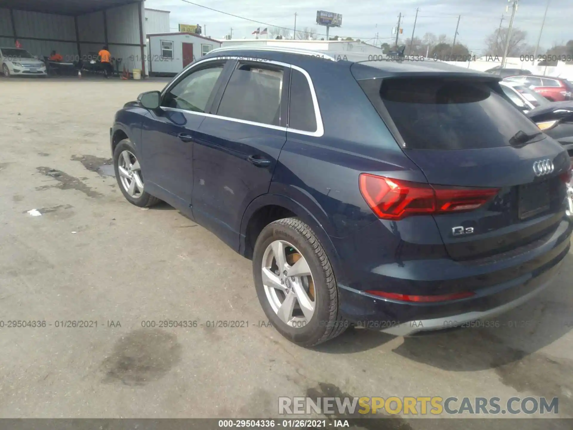 3 Фотография поврежденного автомобиля WA1AECF3XL1010326 AUDI Q3 2020