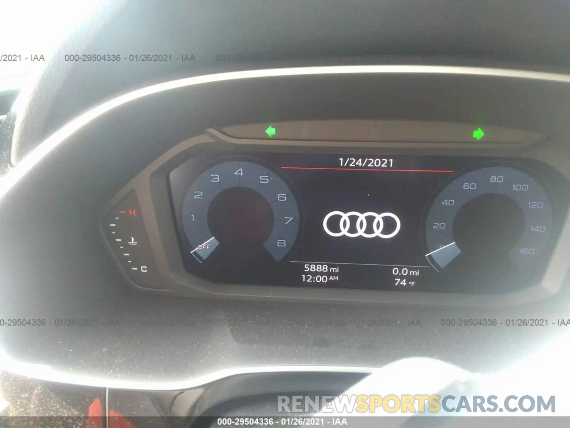 7 Фотография поврежденного автомобиля WA1AECF3XL1010326 AUDI Q3 2020