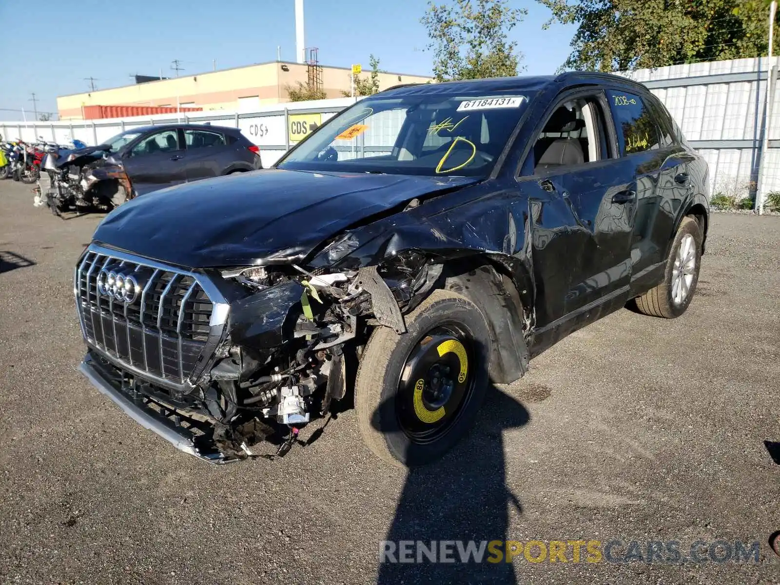 2 Photograph of a damaged car WA1AECF3XL1015297 AUDI Q3 2020