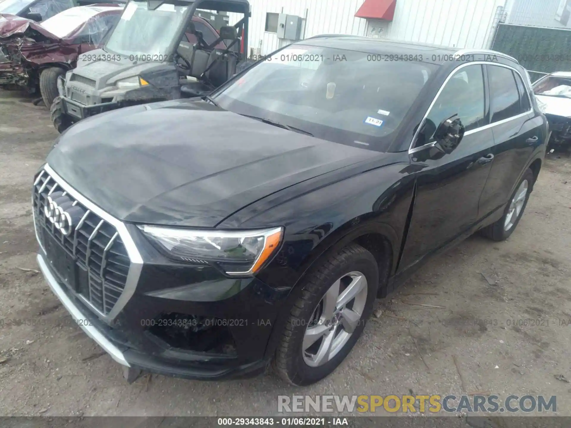 2 Фотография поврежденного автомобиля WA1AECF3XL1021553 AUDI Q3 2020