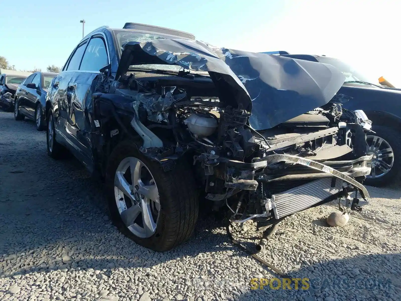 1 Photograph of a damaged car WA1AECF3XL1025425 AUDI Q3 2020