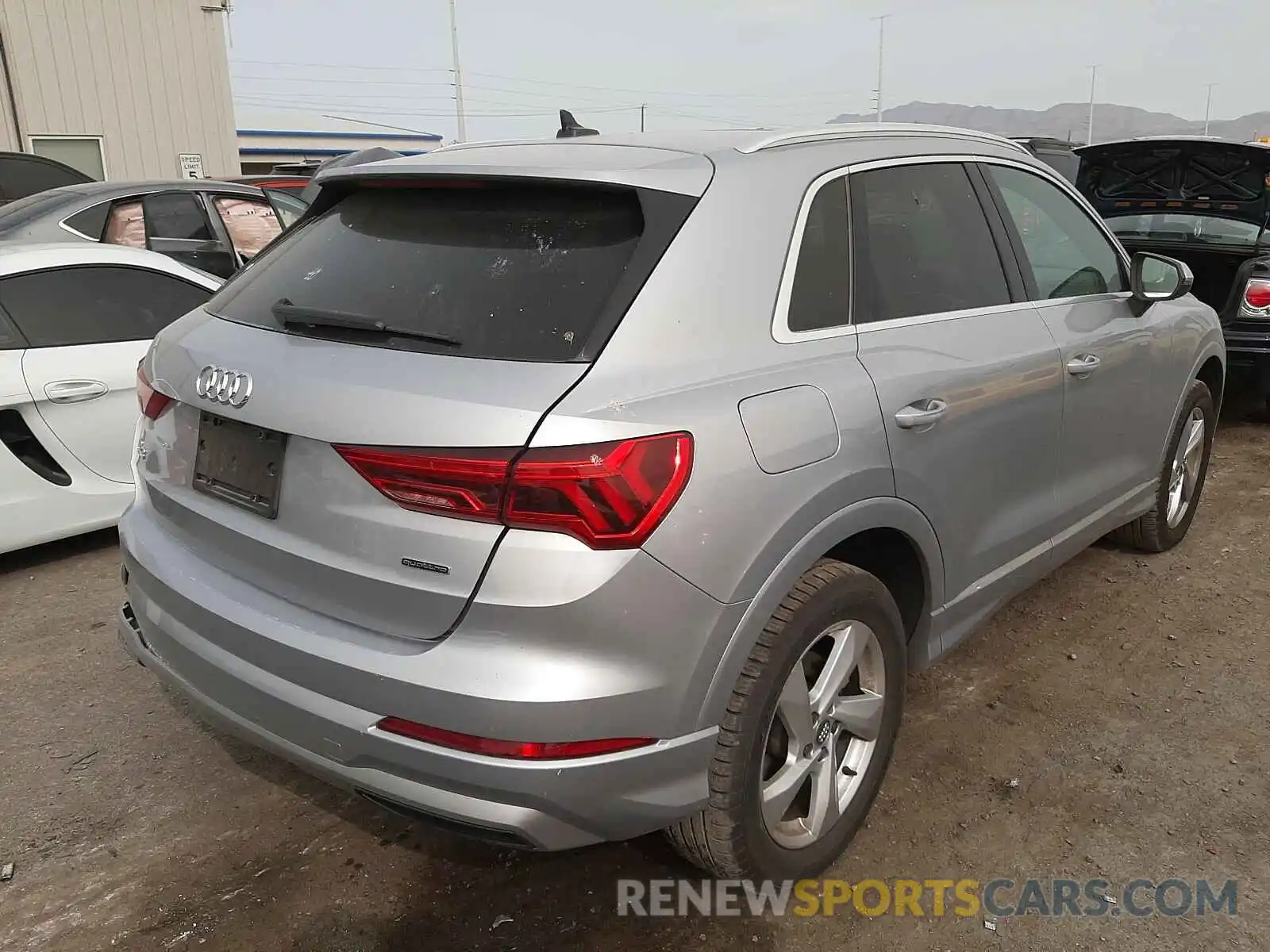 4 Фотография поврежденного автомобиля WA1AECF3XL1036036 AUDI Q3 2020