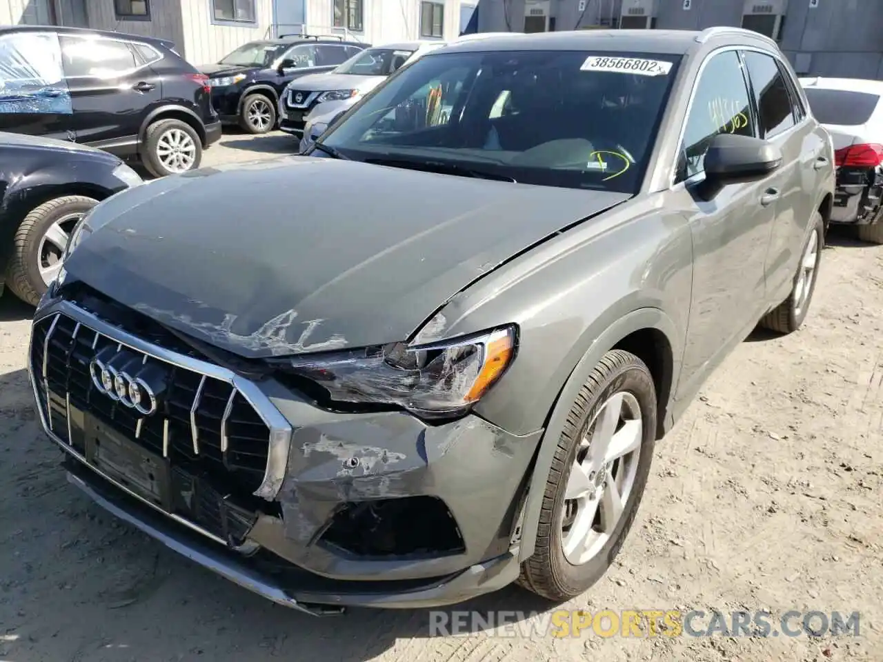 2 Photograph of a damaged car WA1AECF3XL1041897 AUDI Q3 2020