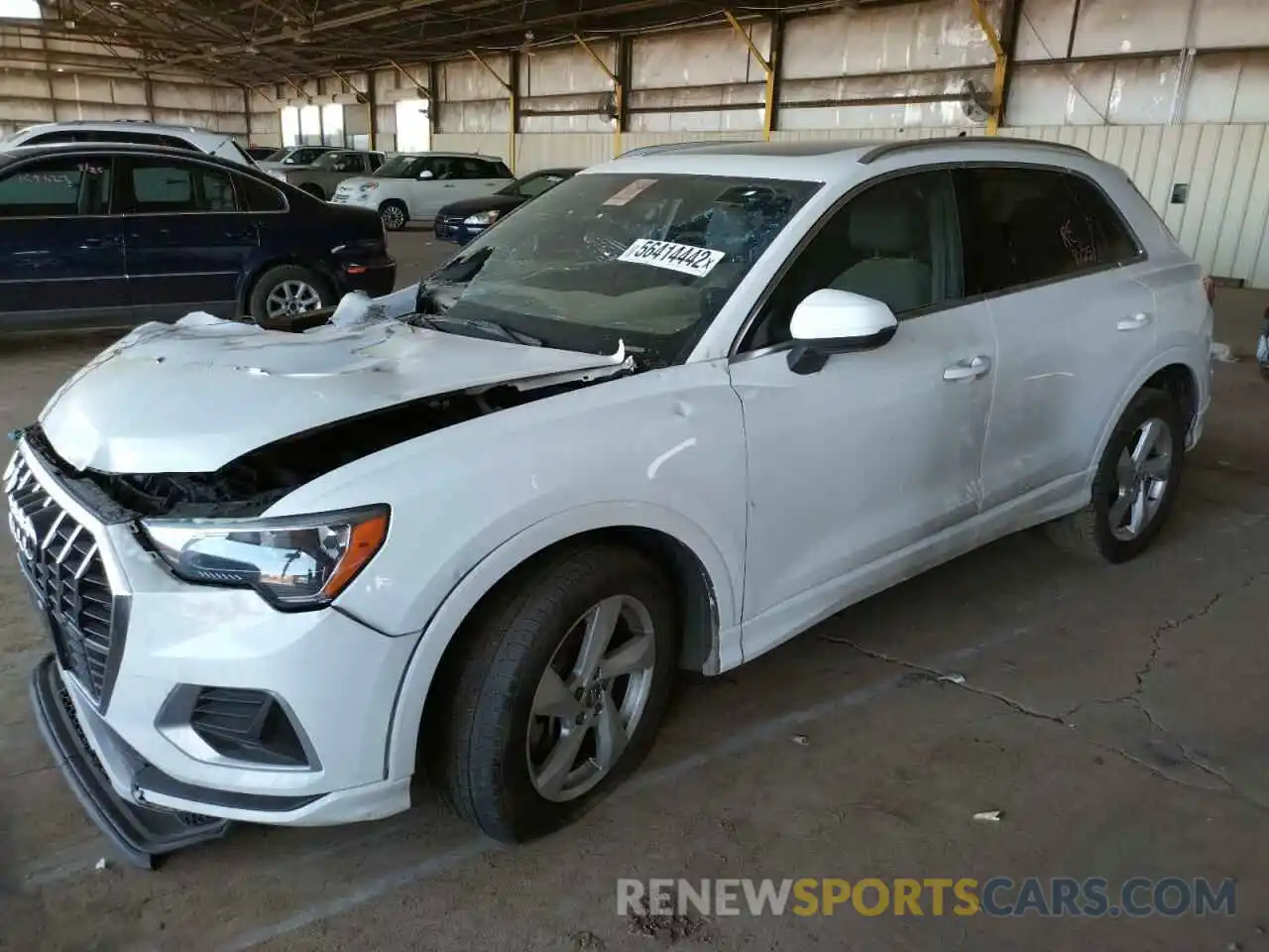 2 Photograph of a damaged car WA1AECF3XL1055248 AUDI Q3 2020