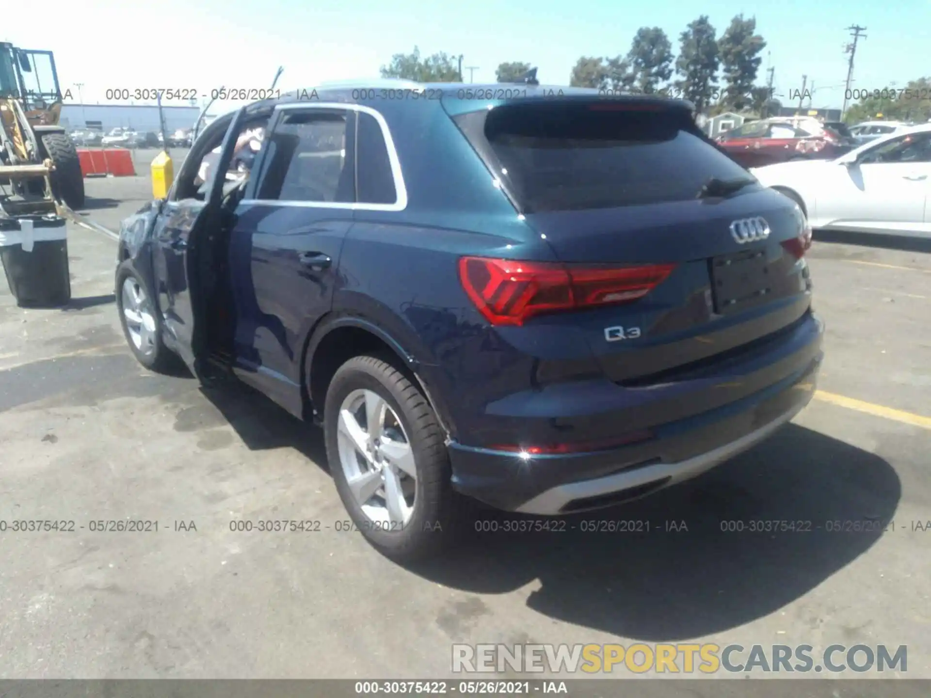 3 Фотография поврежденного автомобиля WA1AECF3XL1057775 AUDI Q3 2020