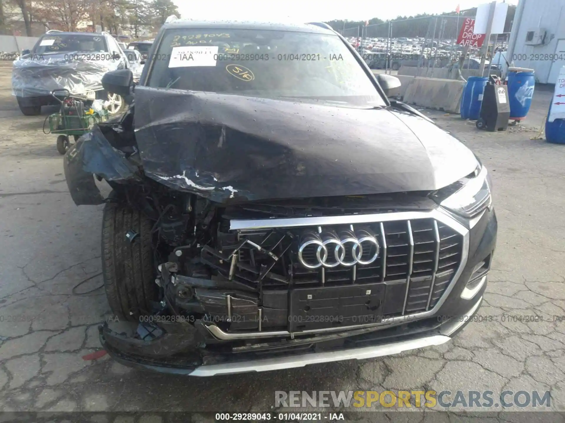 6 Фотография поврежденного автомобиля WA1AECF3XL1077671 AUDI Q3 2020