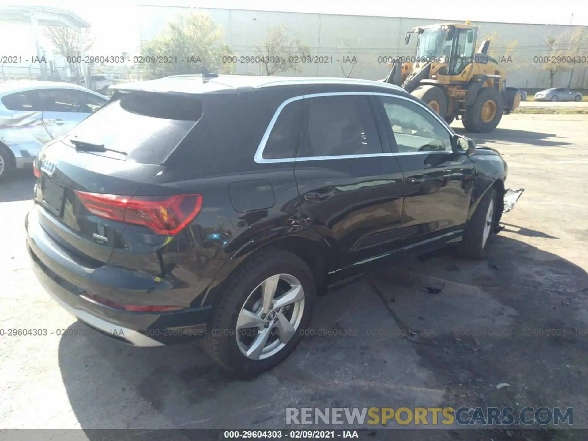 4 Фотография поврежденного автомобиля WA1AECF3XL1106568 AUDI Q3 2020