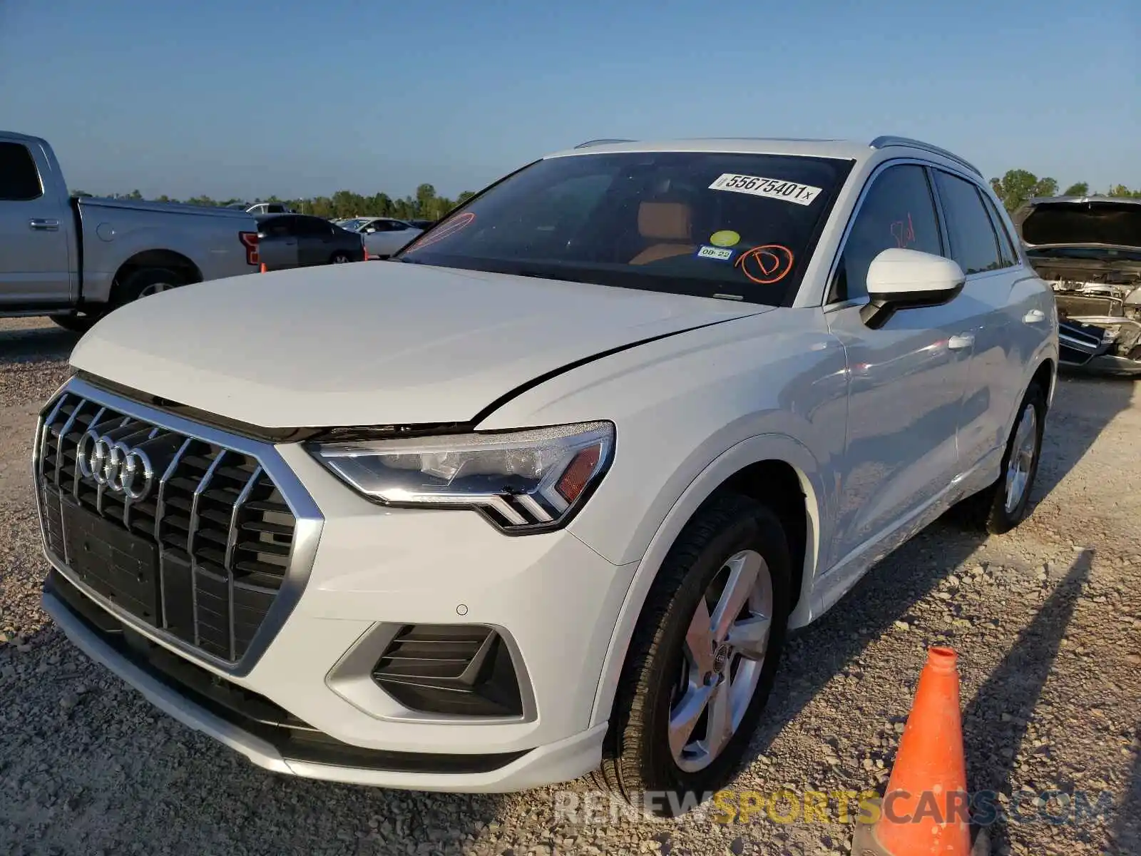 2 Photograph of a damaged car WA1BECF30L1114960 AUDI Q3 2020