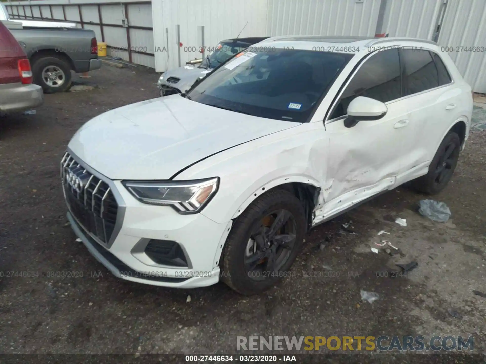 6 Фотография поврежденного автомобиля WA1BECF32L1019428 AUDI Q3 2020