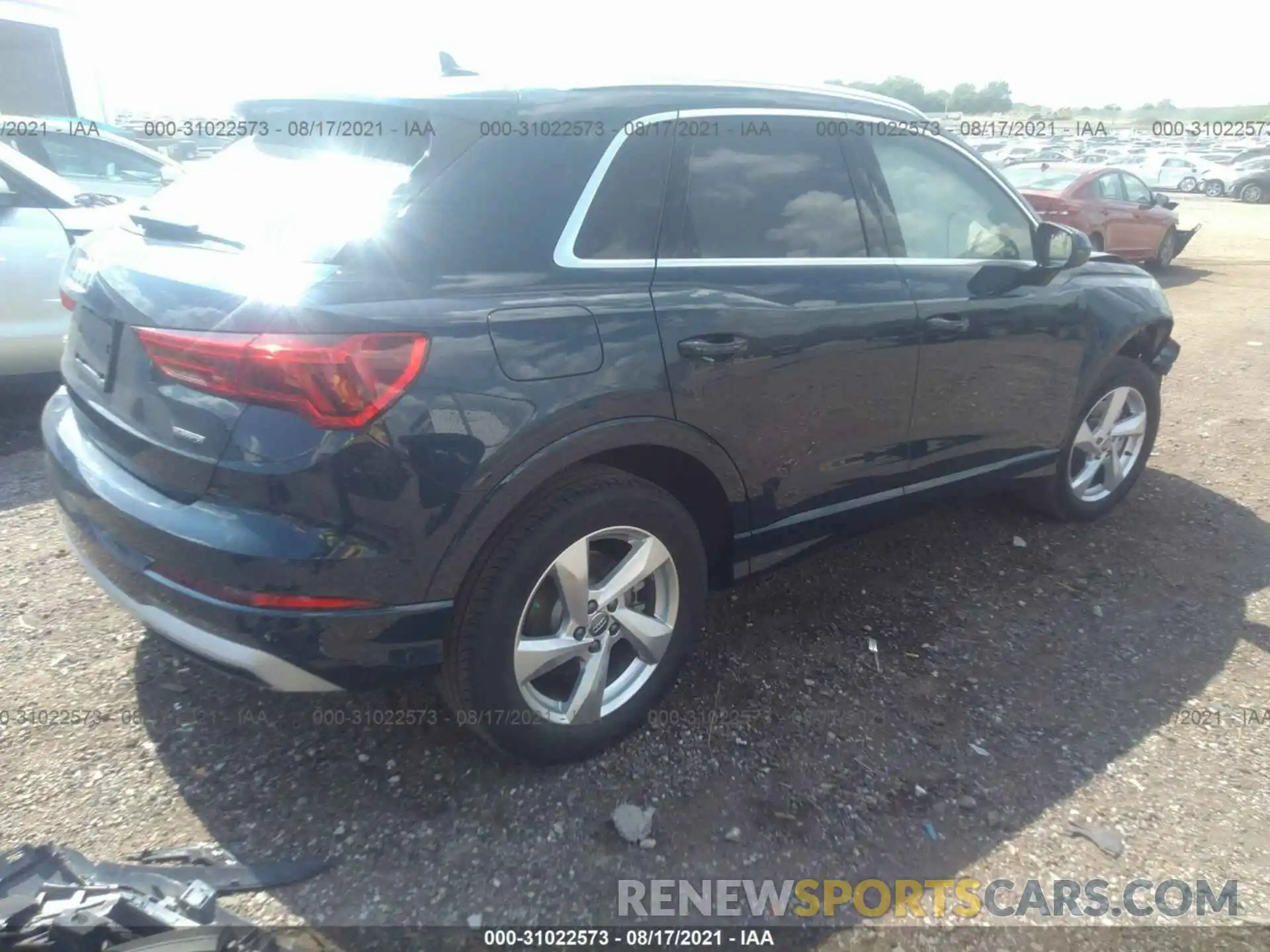 4 Фотография поврежденного автомобиля WA1BECF34L1082420 AUDI Q3 2020