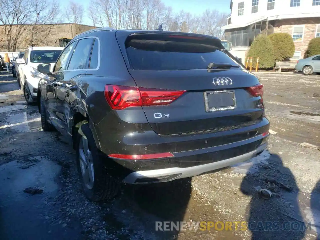 3 Photograph of a damaged car WA1BECF35L1018743 AUDI Q3 2020