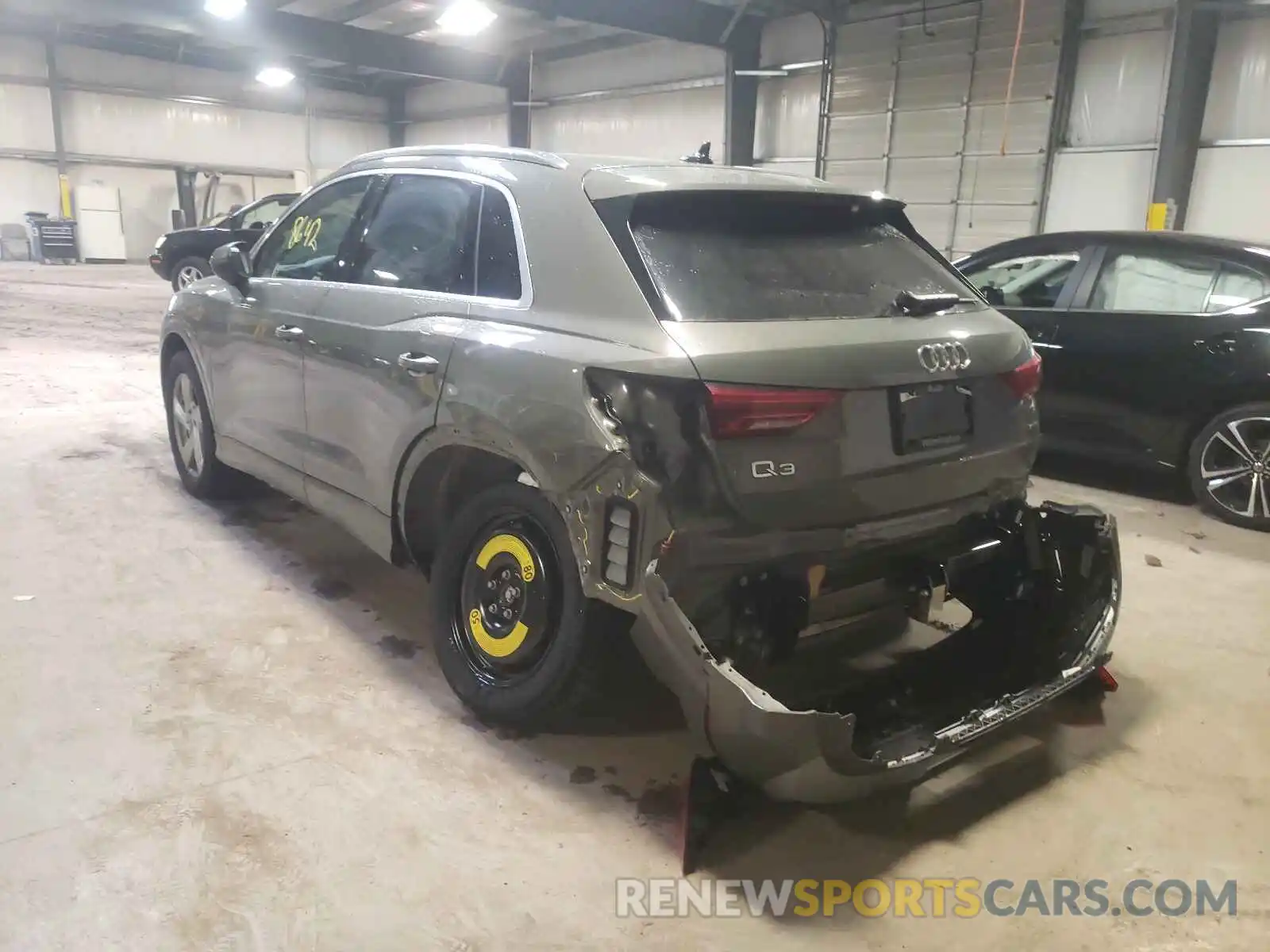 3 Photograph of a damaged car WA1BECF35L1038202 AUDI Q3 2020