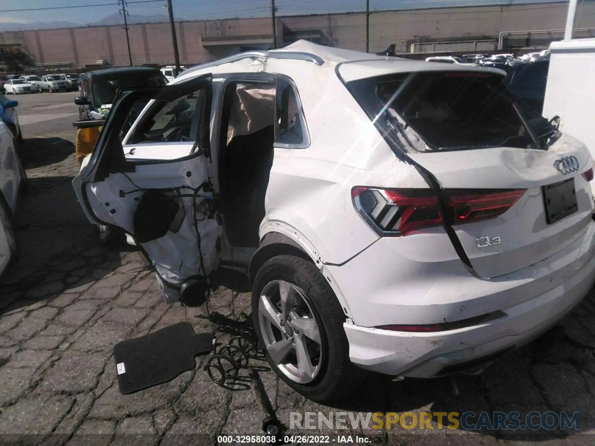 3 Photograph of a damaged car WA1BECF36L1046728 AUDI Q3 2020