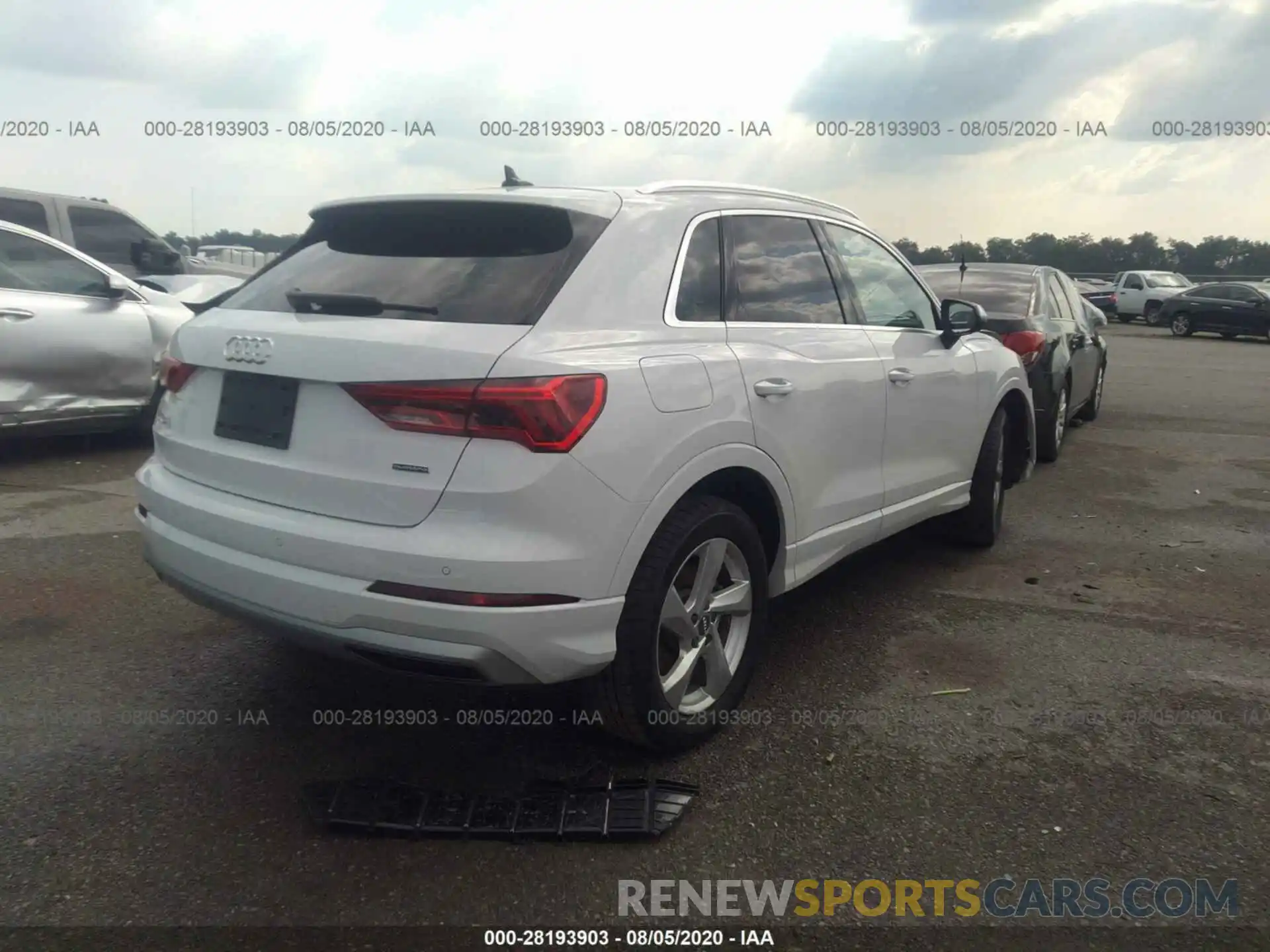 4 Фотография поврежденного автомобиля WA1BECF37L1018730 AUDI Q3 2020