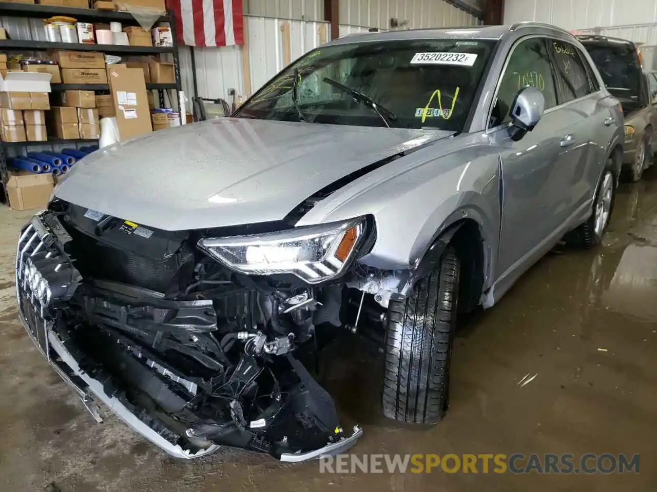 2 Photograph of a damaged car WA1BECF3XL1042844 AUDI Q3 2020