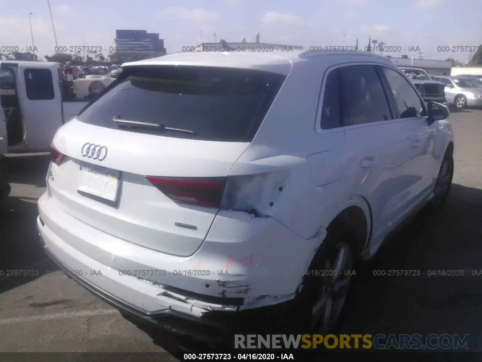 4 Фотография поврежденного автомобиля WA1DECF30L1030601 AUDI Q3 2020