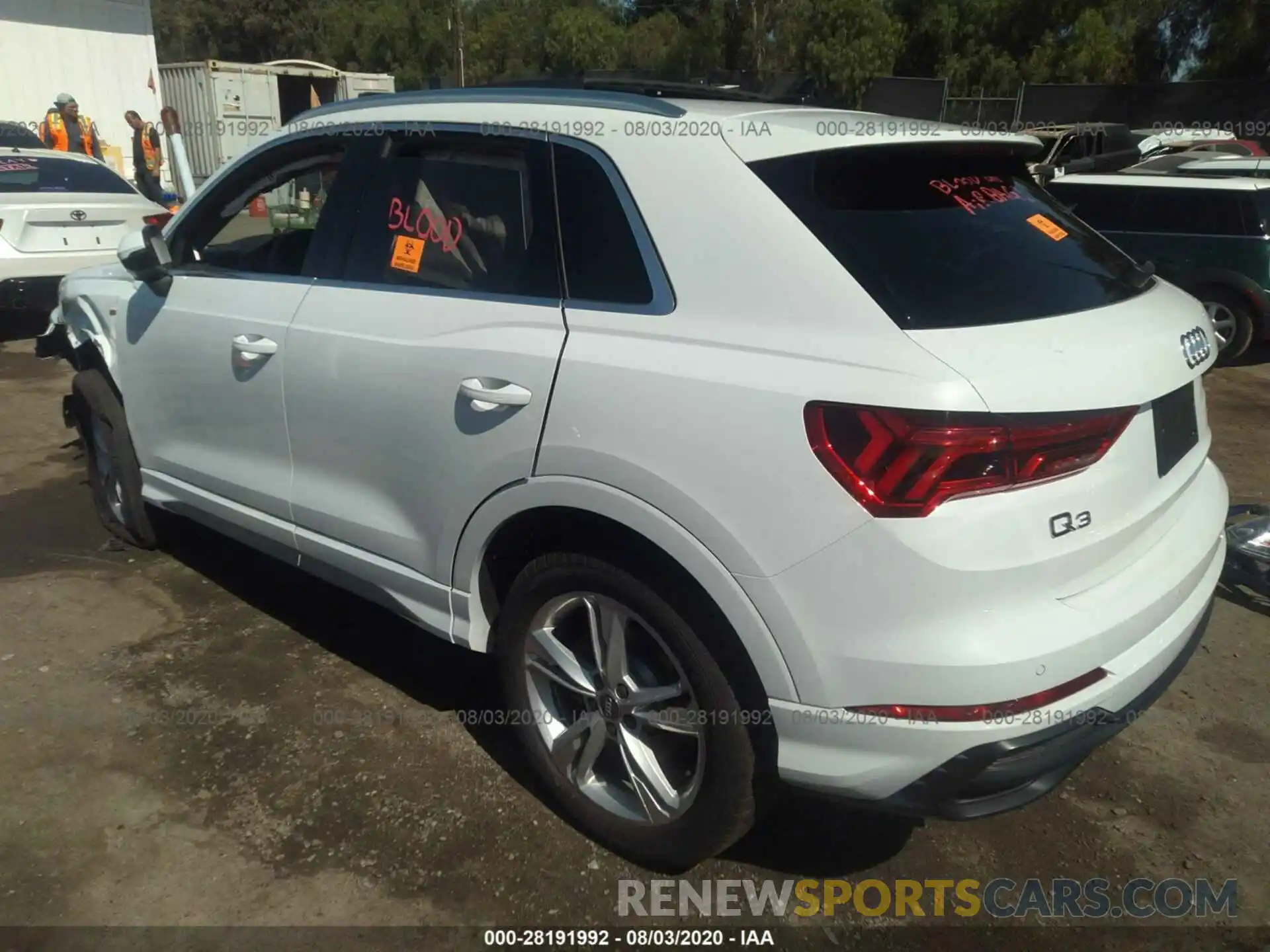 3 Photograph of a damaged car WA1DECF30L1031151 AUDI Q3 2020