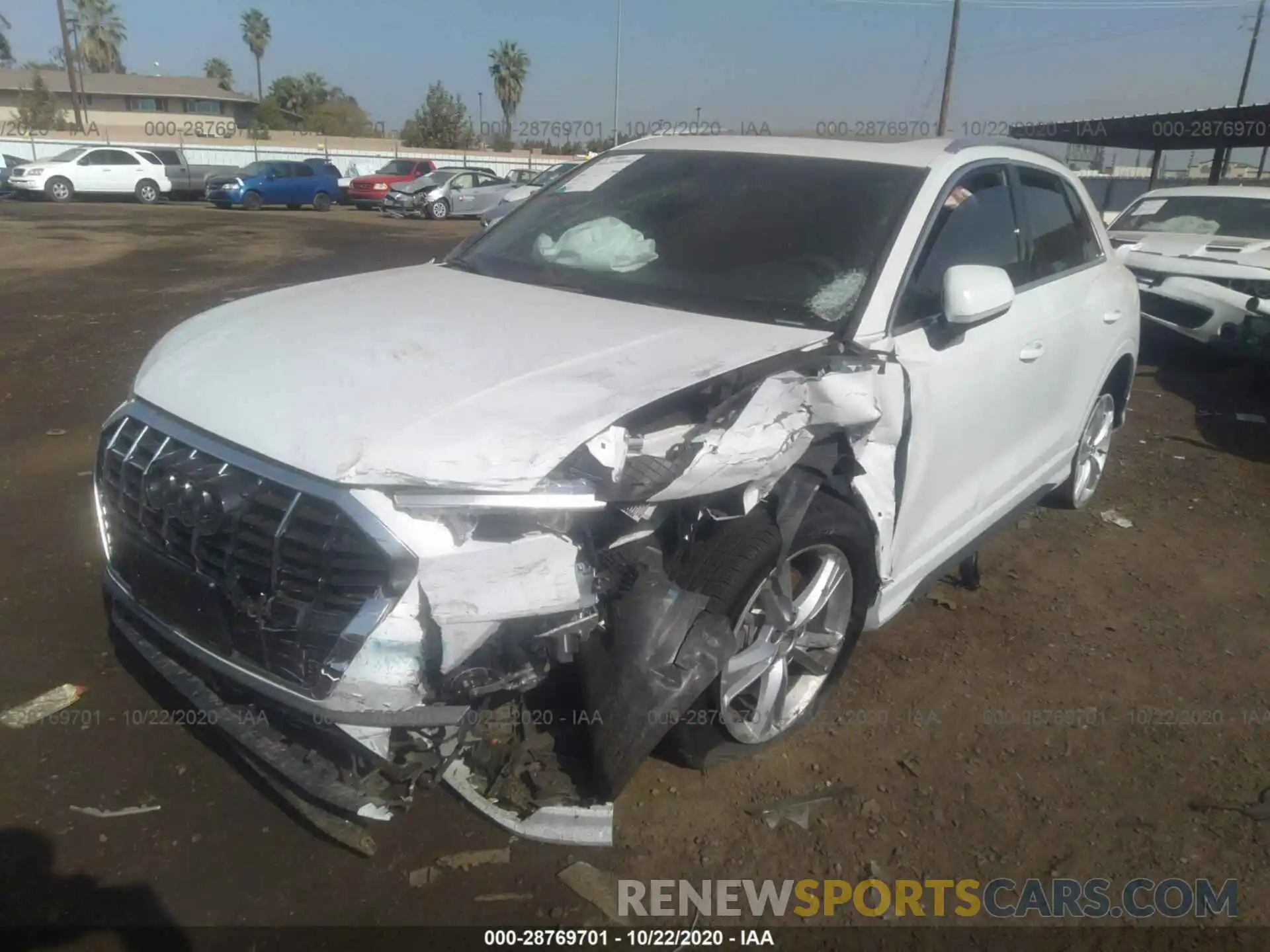 2 Photograph of a damaged car WA1DECF30L1040920 AUDI Q3 2020