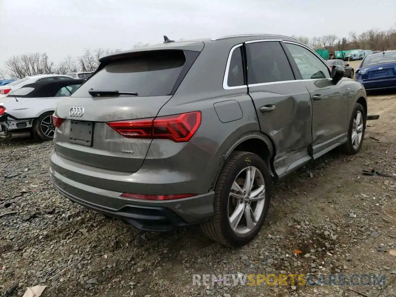 4 Фотография поврежденного автомобиля WA1DECF31L1113776 AUDI Q3 2020