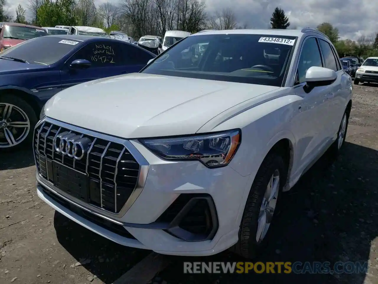 2 Photograph of a damaged car WA1DECF32L1056441 AUDI Q3 2020