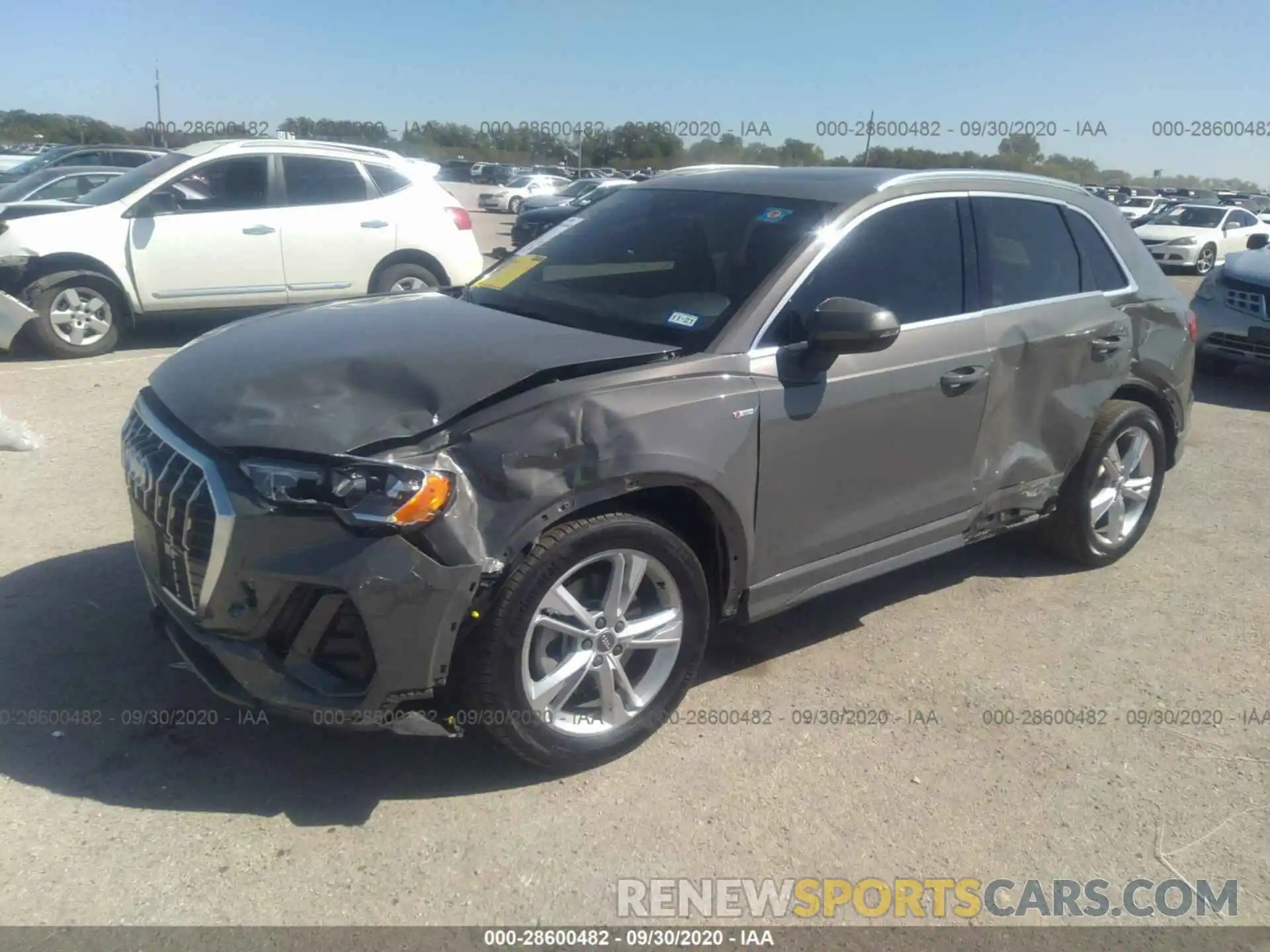 2 Photograph of a damaged car WA1DECF33L1019690 AUDI Q3 2020