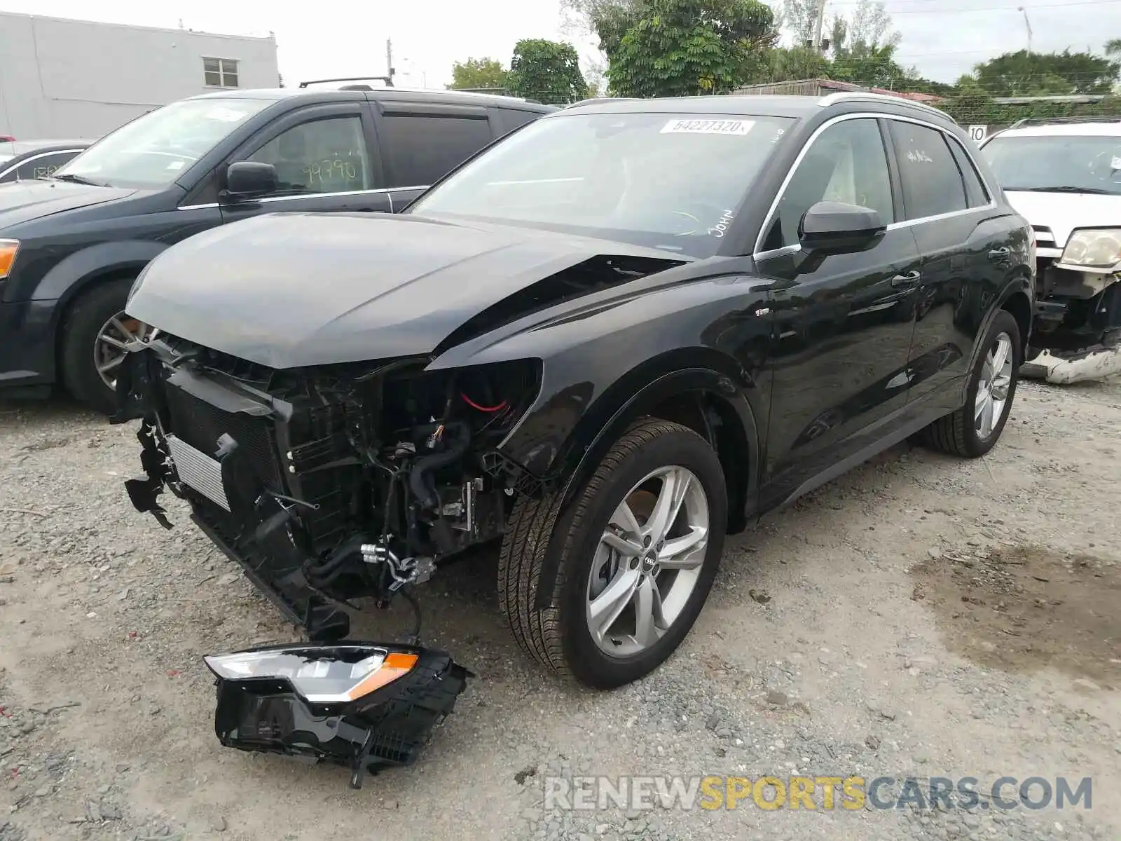 2 Photograph of a damaged car WA1DECF33L1087102 AUDI Q3 2020