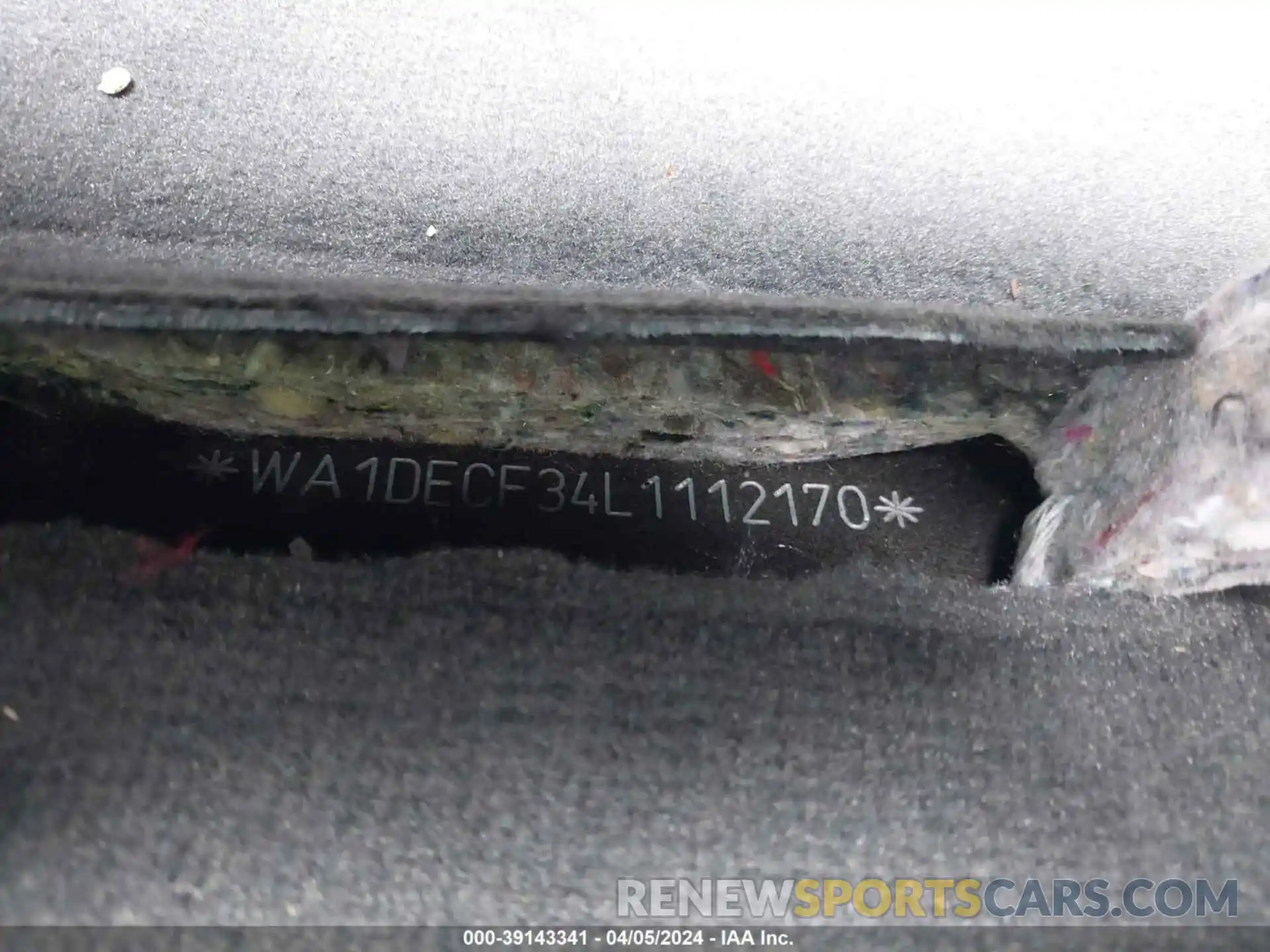 9 Photograph of a damaged car WA1DECF34L1112170 AUDI Q3 2020