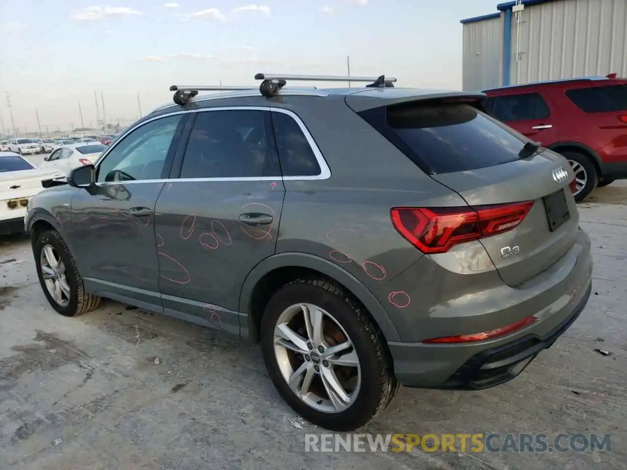 2 Фотография поврежденного автомобиля WA1DECF35L1009405 AUDI Q3 2020