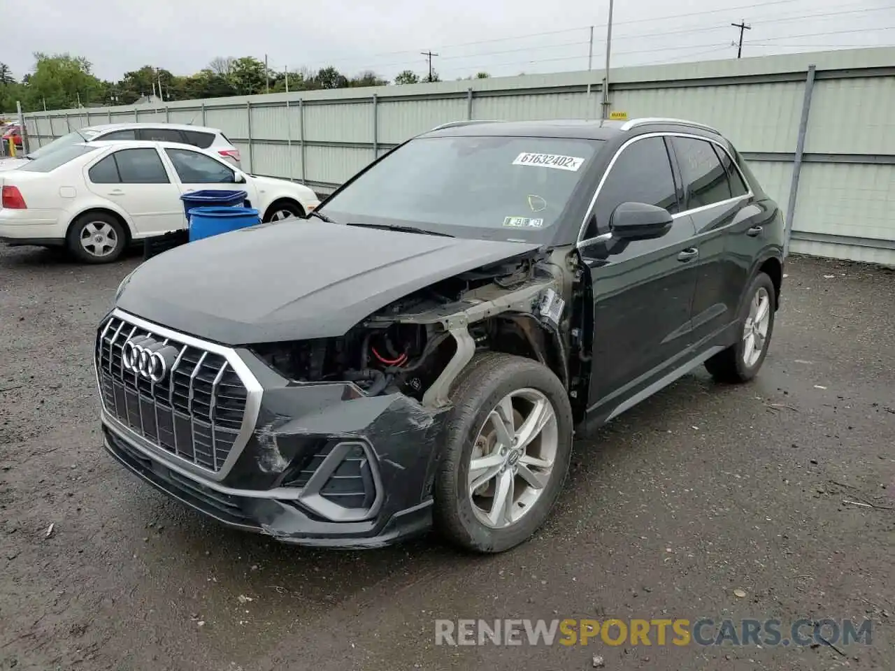 2 Photograph of a damaged car WA1DECF35L1034594 AUDI Q3 2020