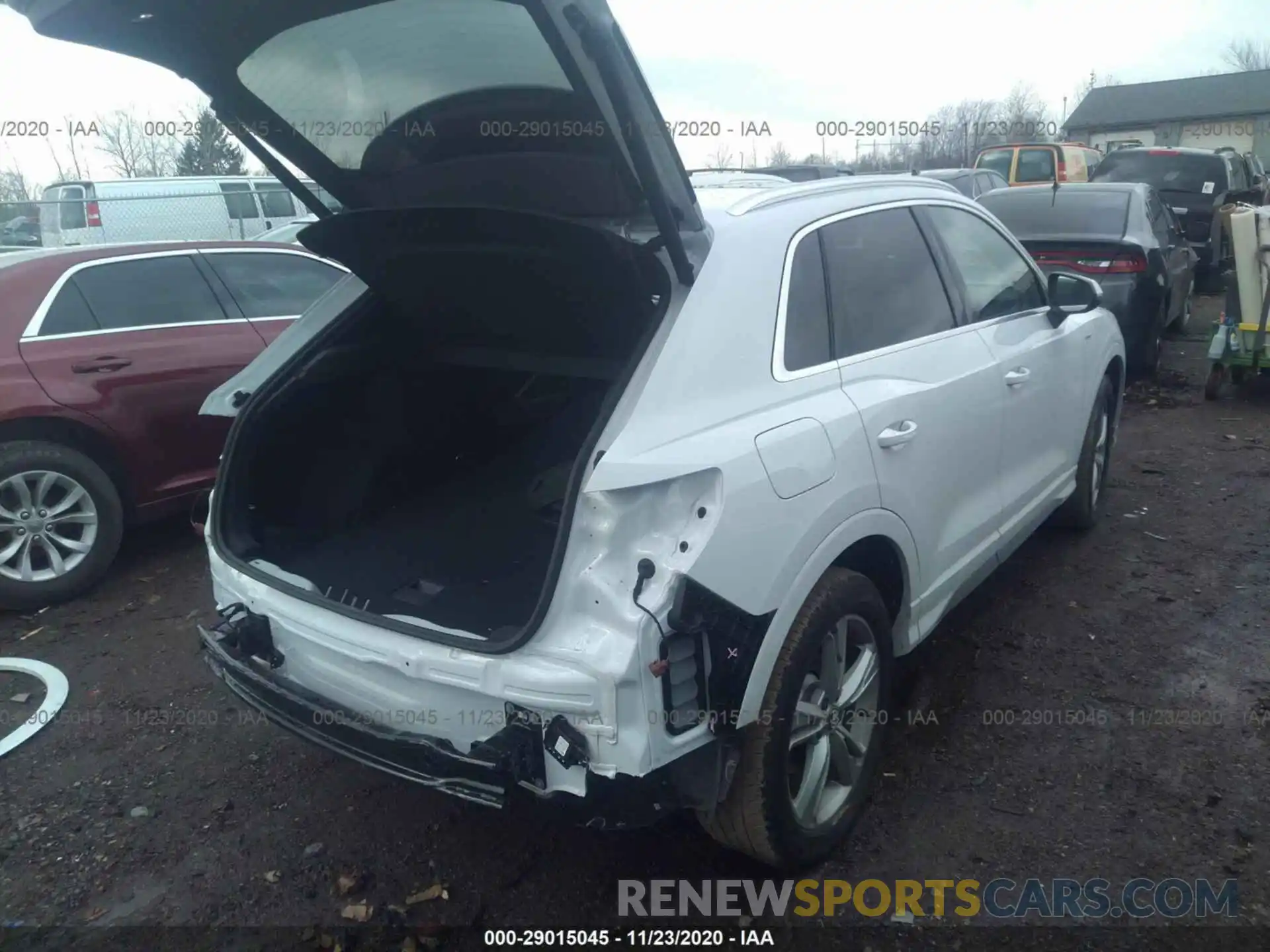 4 Фотография поврежденного автомобиля WA1DECF35L1123968 AUDI Q3 2020