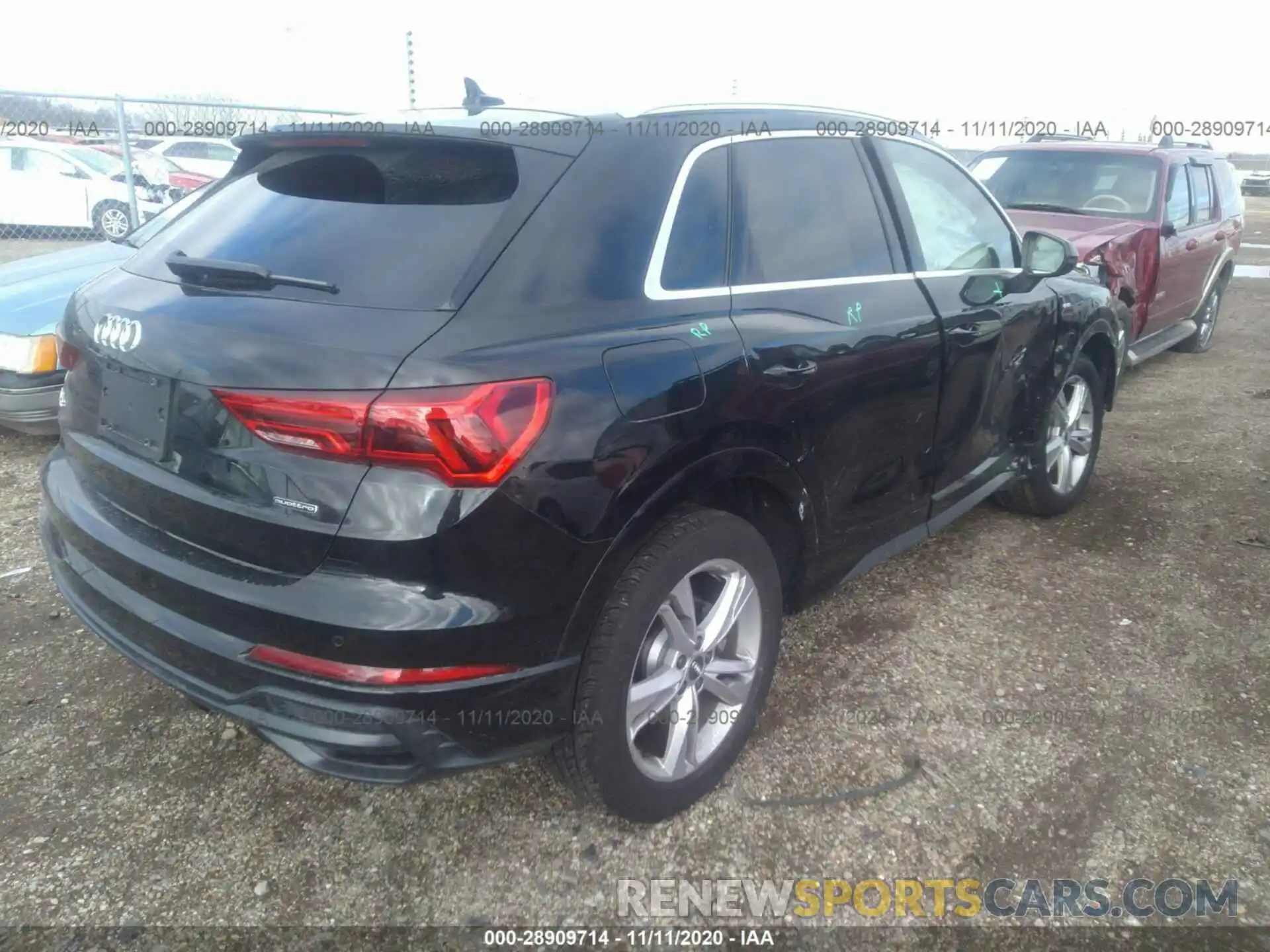 4 Фотография поврежденного автомобиля WA1DECF36L1042817 AUDI Q3 2020