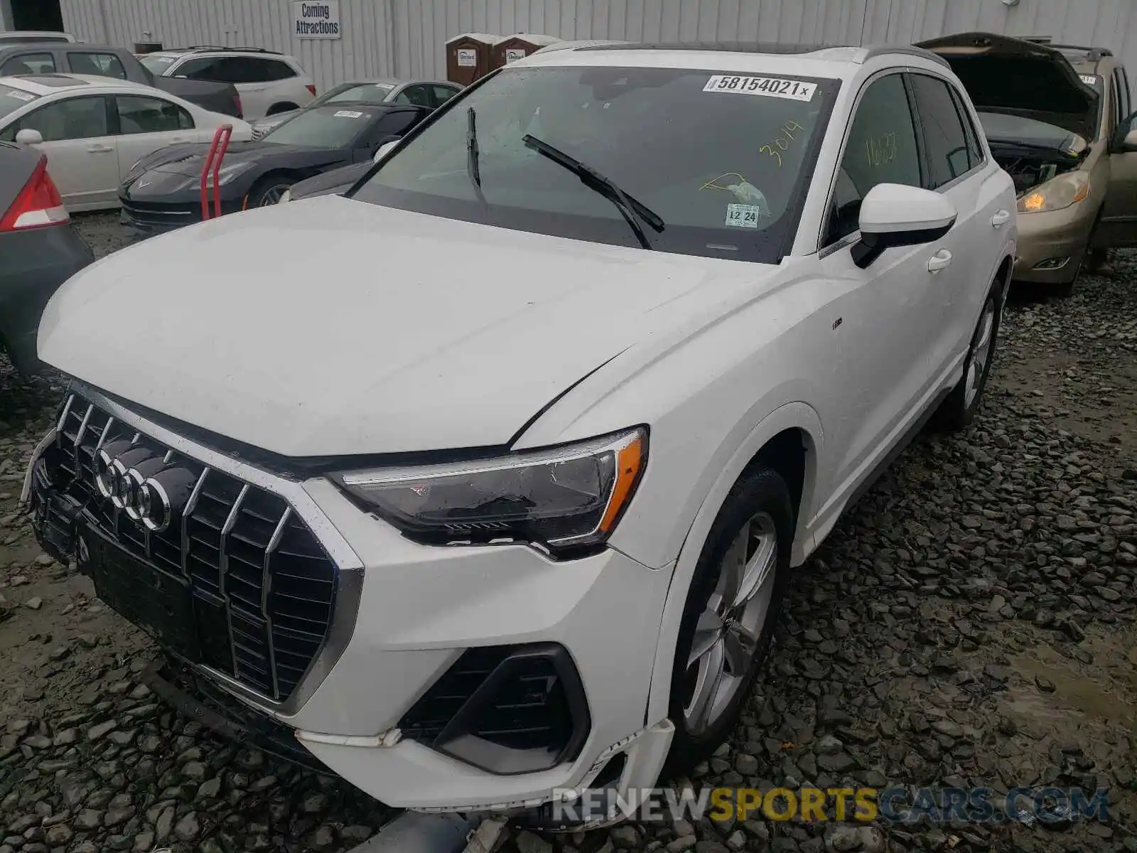 2 Photograph of a damaged car WA1DECF36L1043014 AUDI Q3 2020