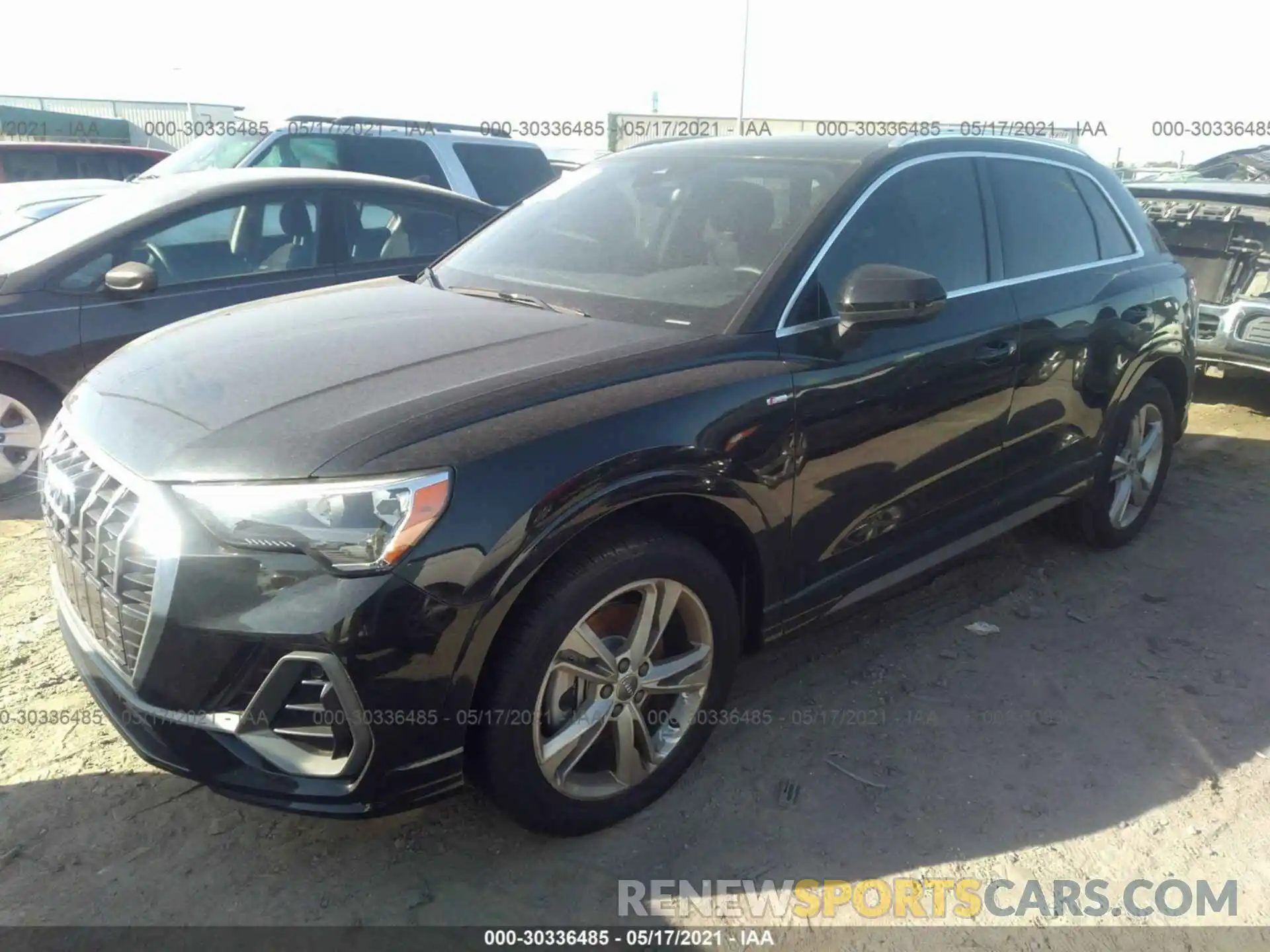 2 Фотография поврежденного автомобиля WA1DECF36L1053784 AUDI Q3 2020