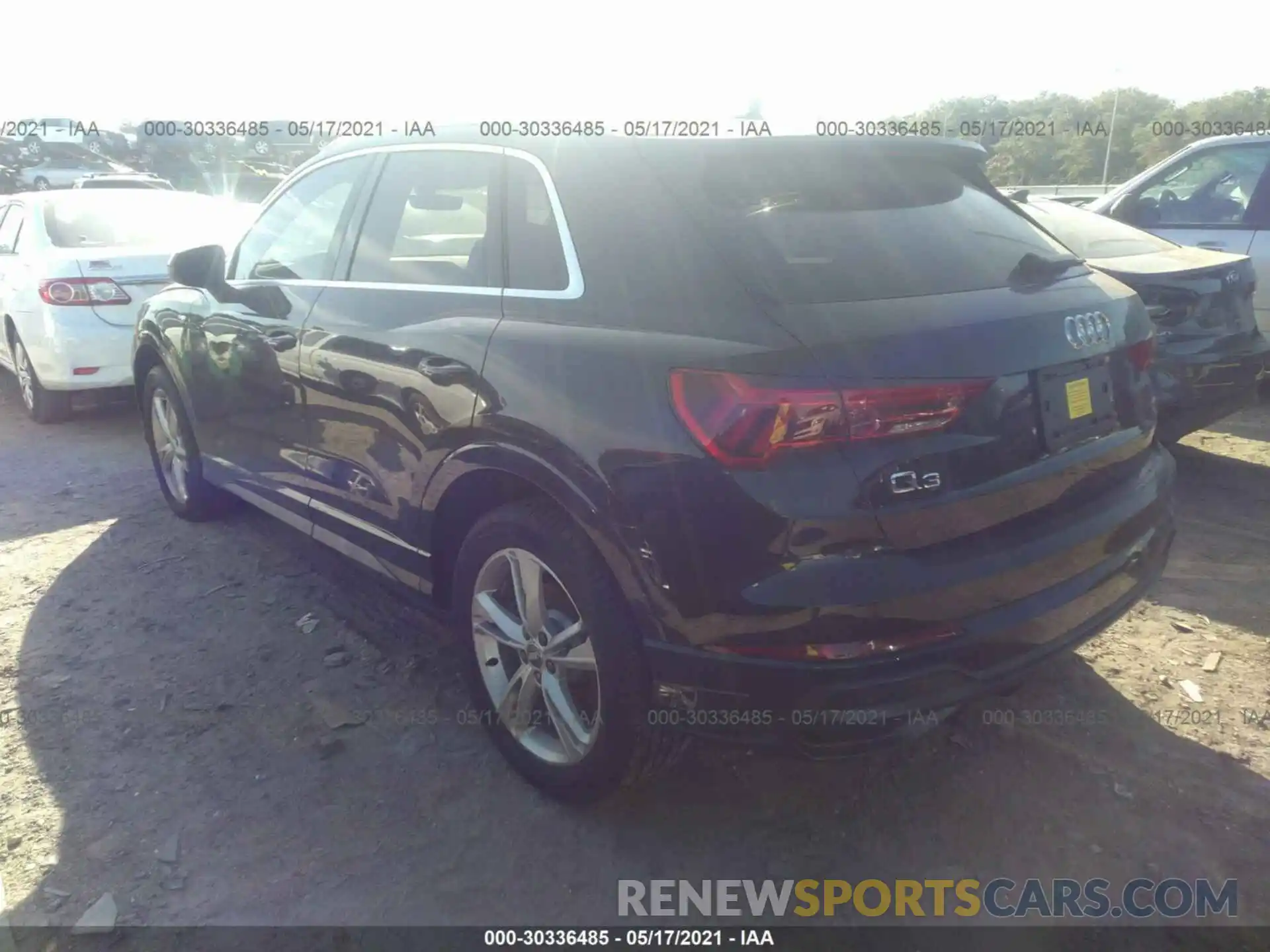 3 Фотография поврежденного автомобиля WA1DECF36L1053784 AUDI Q3 2020